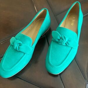 J. Crew Women's Vibrant Green Loafers